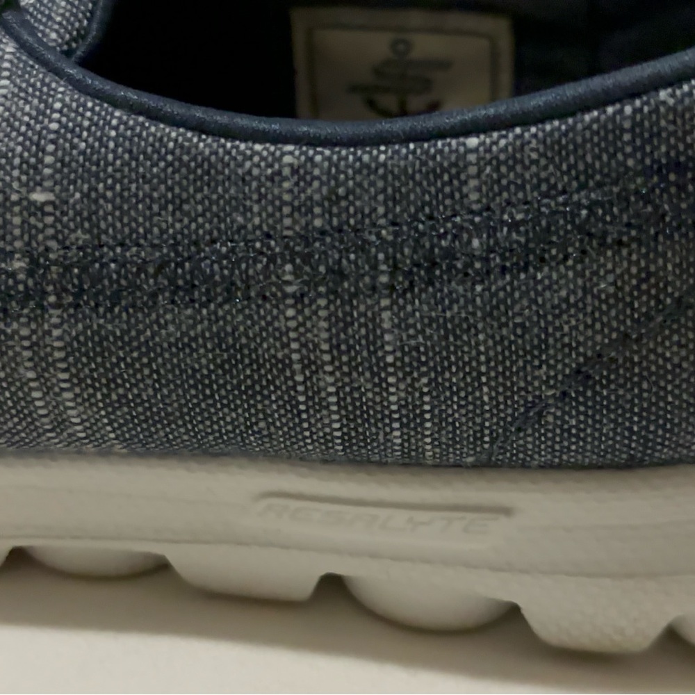 Navy and white denim sketchers - Picture 5 of 7